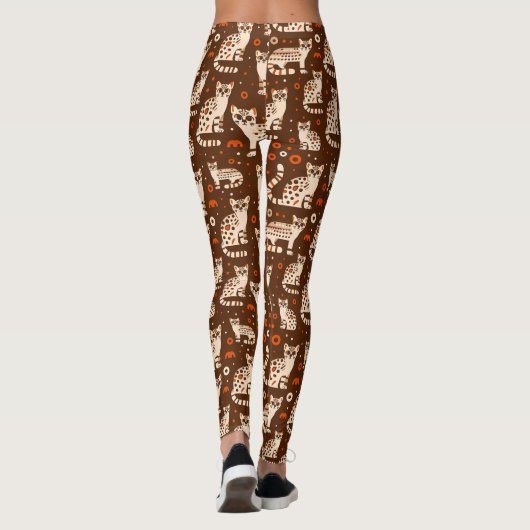 Ocelot Pattern Leggings (Rückseite)