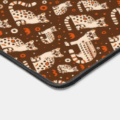 Ocelot Pattern Schreibtischunterlage (Ecke)