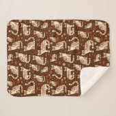 Ocelot Pattern Sherpadecke (Vorderseite (Horizontal))