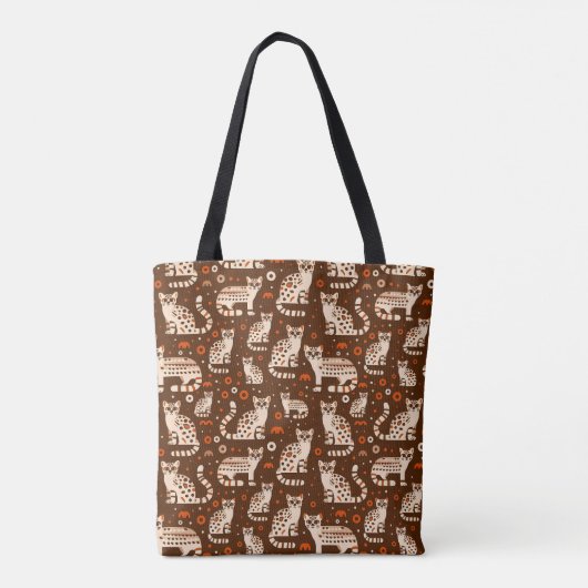 Ocelot Pattern Tasche (Rückseite)
