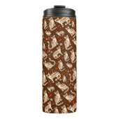 Ocelot Pattern Thermosbecher (Vorderseite)