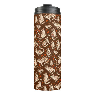 Ocelot Pattern Thermosbecher