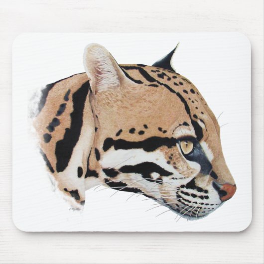 Ocelot Portrait Mousepad (Vorne)