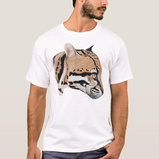 Ocelot-Porträt T-Shirt (Vorderseite)