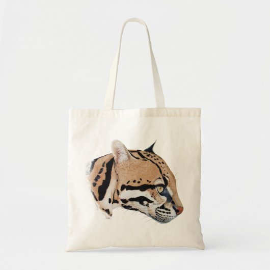 Ocelot-Porträt Tragetasche (Vorne)