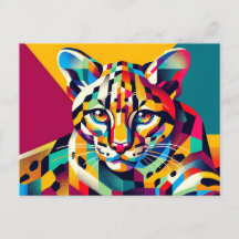 Ocelot Postkarte