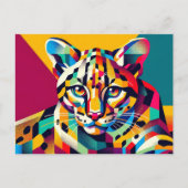 Ocelot Postkarte (Vorderseite)