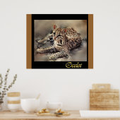 Ocelot Wild Cat Lovers Poster (Küche)