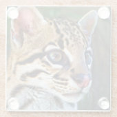 Ocelot - Wild Mini Jaguar Glasuntersetzer (Rückseite)