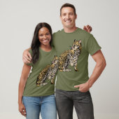 Ocelot-wilde Katzen-wilde Leben-T-Shirts T-Shirt (Unisex)