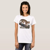 Ocelot - wilder Katzen-T - Shirt (Vorne ganz)