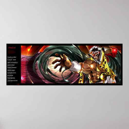 Oceloteotl-Gürtelposter Poster (Vorne)