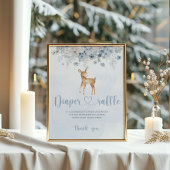 Och winterblauer Winzer Tombola Poster