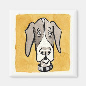 Ocher D Magnet (Vorne)