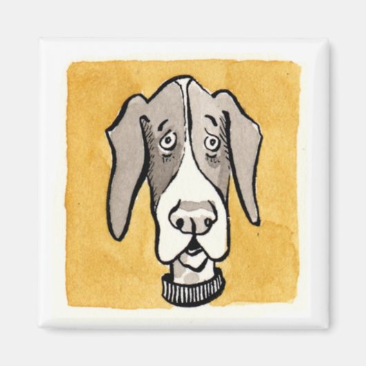 Ocher D Magnet (Vorne)