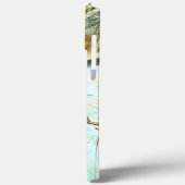 Ochere Textur mit pixeliertem Kink und Kratzern Case-Mate iPhone Hülle (Rückseite / Links)