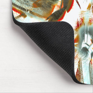 Ochere Textur mit pixeliertem Kink und Kratzern Mousepad
