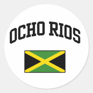 Ocho Rios Jamaica Runder Aufkleber