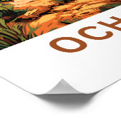 Ocho Rios Jamaica Travel Print Poster (Ecke)