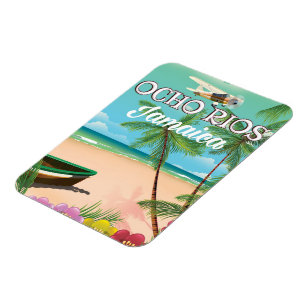 Ocho Rios Jamaika Reiseplakat Magnet