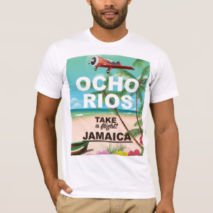 ocho rios Jamaika-Reiseplakat T-Shirt