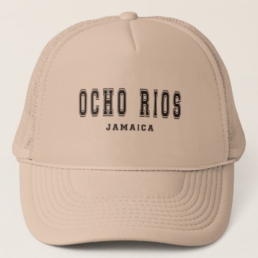 Ocho Rios Jamaika Truckerkappe (Vorderseite)