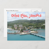 Ocho Rios, jamaikanische Postkarte (Vorne/Hinten)