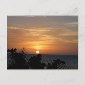 Ocho Rios Sunset in Jamaika Postkarte