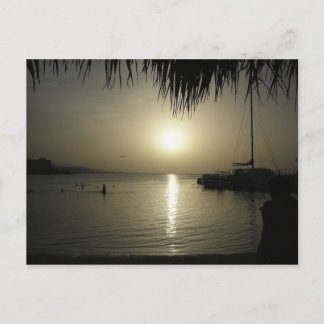 Ocho Rios Sunset Postcard Postkarte