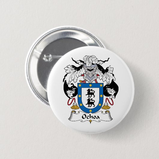 Ochoa Familienwappen Button (Vorne & Hinten)