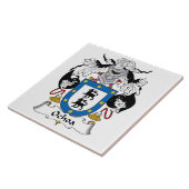 Ochoa Familienwappen Fliese (Seite)