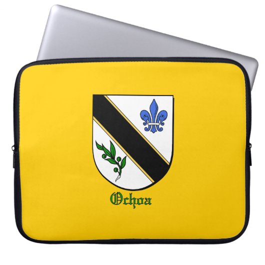 Ochoa Family Shield Elektronik-Bag Laptopschutzhülle (Vorderseite)