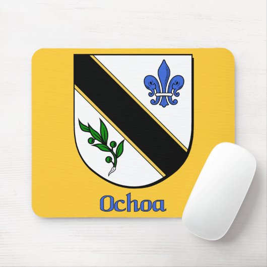 Ochoa Family Shield Mousepad (Mit Mouse)