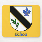 Ochoa Family Shield Mousepad (Vorne)