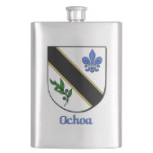 Ochoa Heraldic Shield Flachmann (Vorderseite)