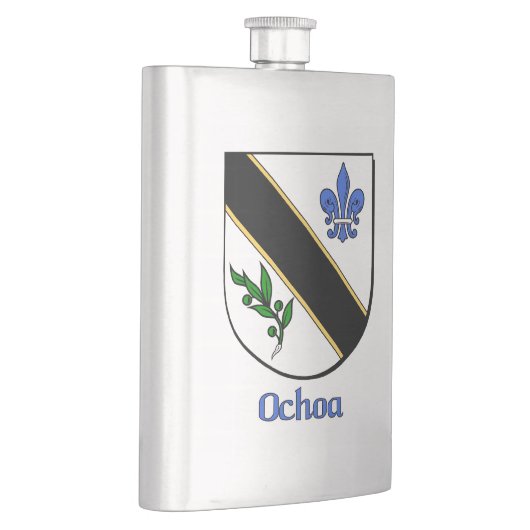 Ochoa Heraldic Shield Flachmann (Rechts)