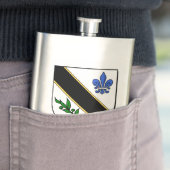 Ochoa Heraldic Shield Flachmann (Beispiel)