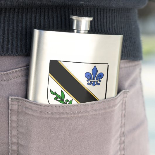 Ochoa Heraldic Shield Flachmann (Beispiel)