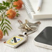 Ochoa Historischer Schild Schlüsselanhänger (Seite)