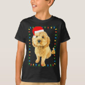 Ochon Puppy Dog Christmas Party Bicho Bichon Odle T-Shirt (Vorderseite)