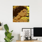 Ochonsonnenblume Poster (Heimbüro)