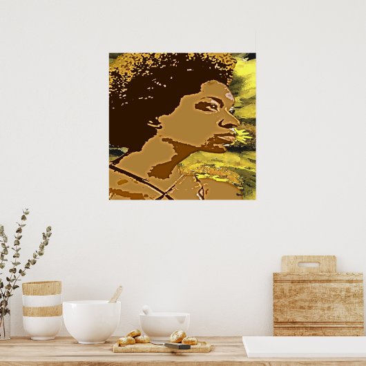 Ochonsonnenblume Poster (Küche)