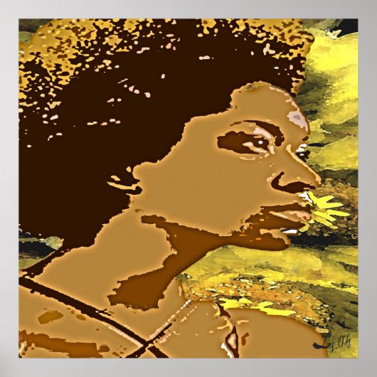 Ochonsonnenblume Poster (Vorne)