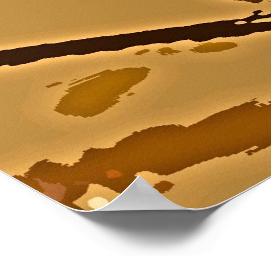 Ochonsonnenblume Poster (Ecke)