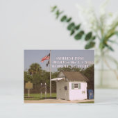 Ochopee, FL - Kleinste Post in Amerika Postkarte (Stehend Vorderseite)