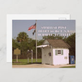 Ochopee, FL - Kleinste Post in Amerika Postkarte (Vorne/Hinten)