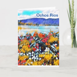 Ochos Rios Neon Pop Art Florenz Karte