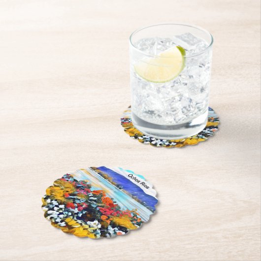 Ochos Rios Neon Pop Art Florenz Untersetzer (Vor Ort)