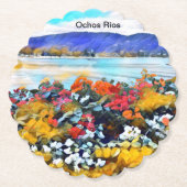 Ochos Rios Neon Pop Art Florenz Untersetzer (Vorderseite)