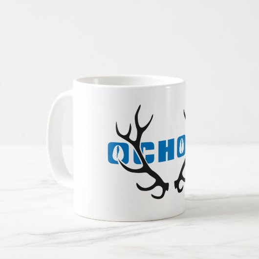 Ochosi-Jäger mit Antlers-Tasse Kaffeetasse (Vorderseite Links)